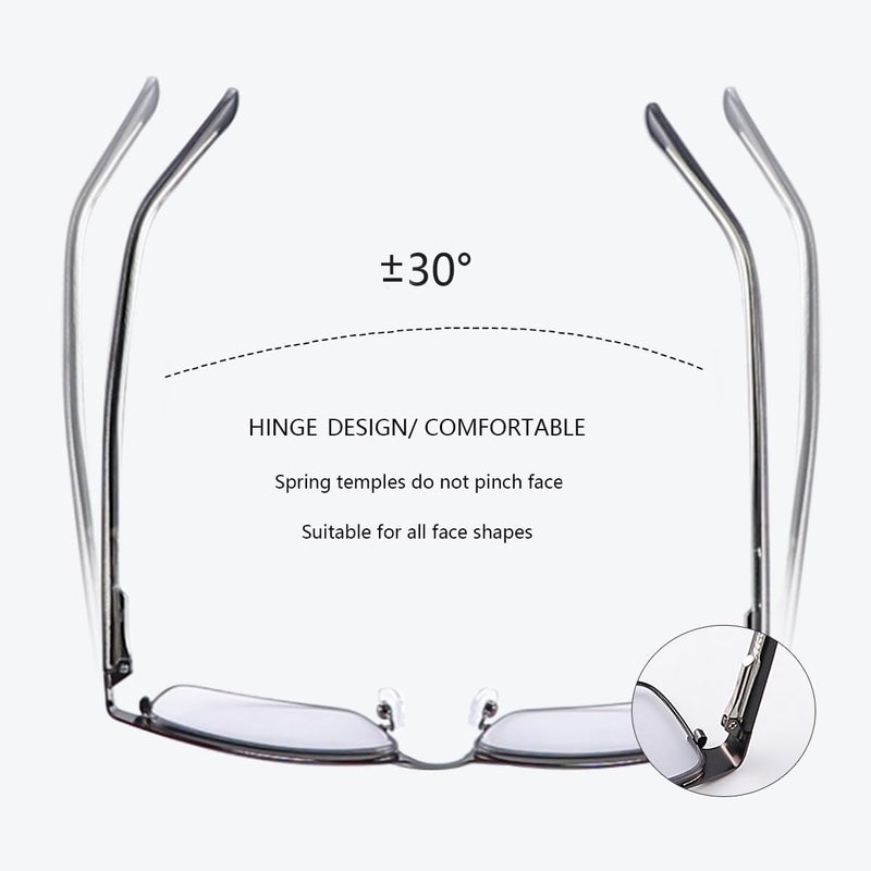 YIMI Photochromic Short Sighted Nearsighted Distance Glasses For Men Women Transition Blue Light Blocking Myopia Eyeglasses - Image 2